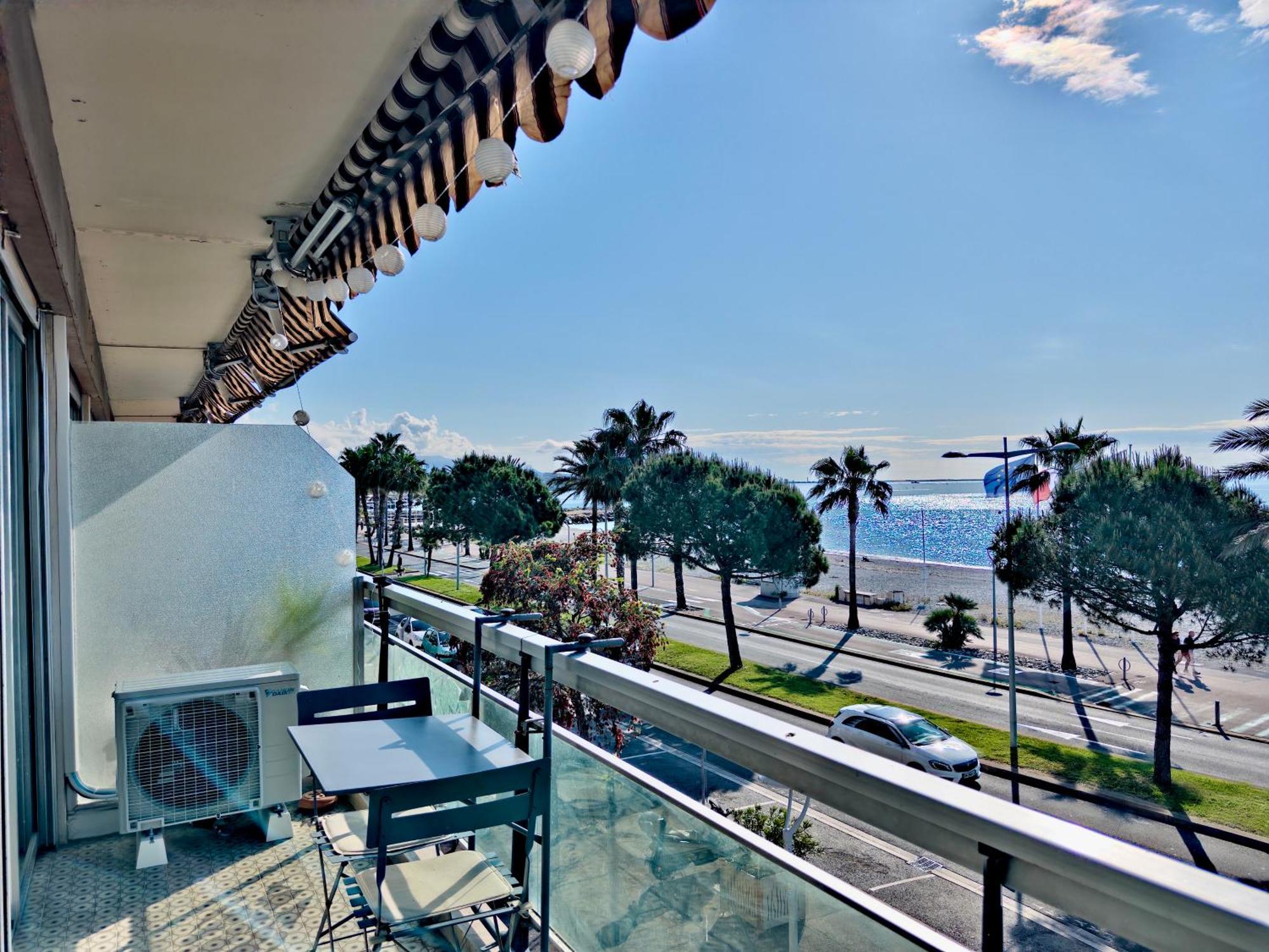 Panoramic Sea View Studio 24H Checkin Cagnes-sur-Mer Buitenkant foto