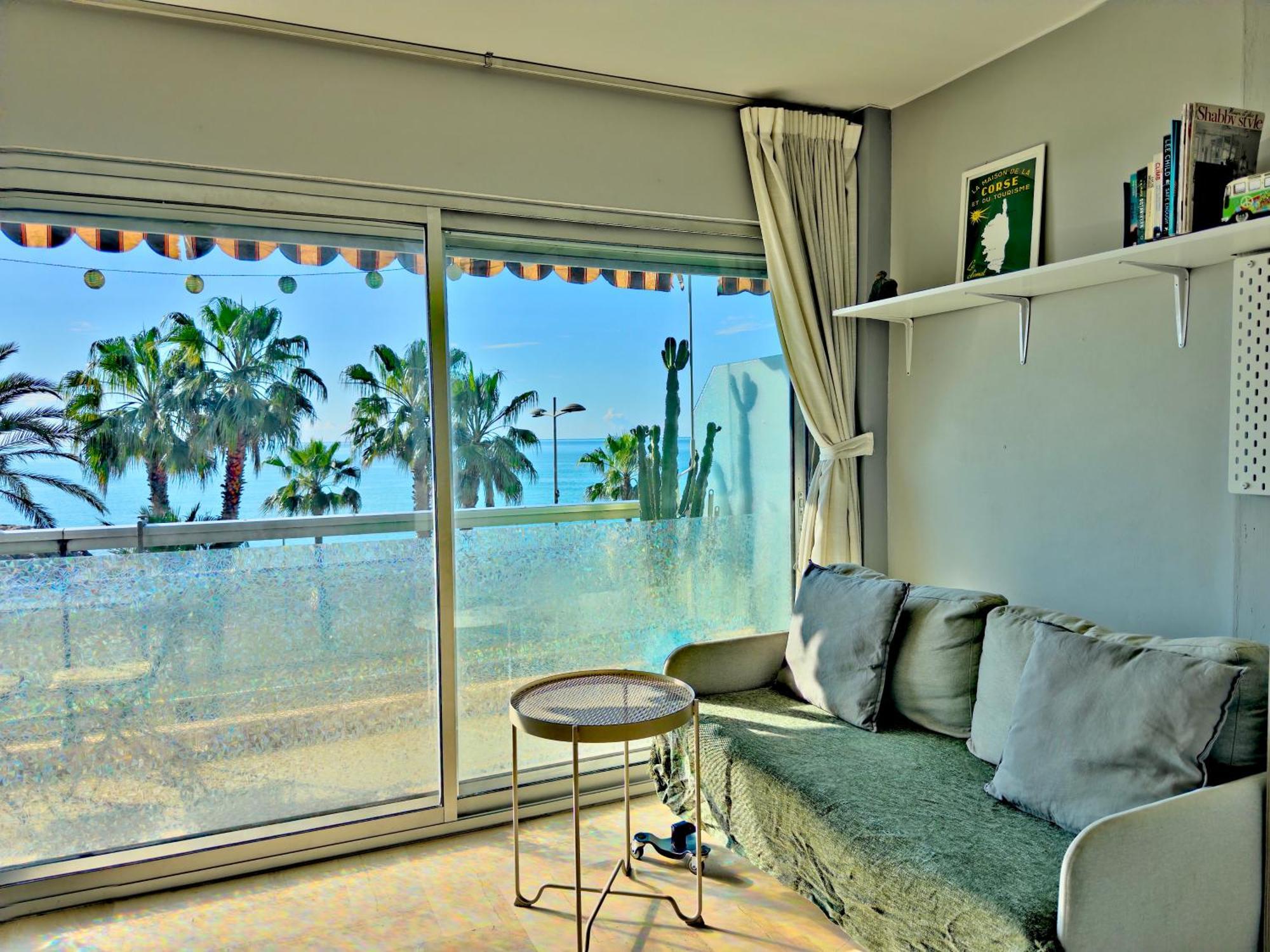 Panoramic Sea View Studio 24H Checkin Cagnes-sur-Mer Buitenkant foto