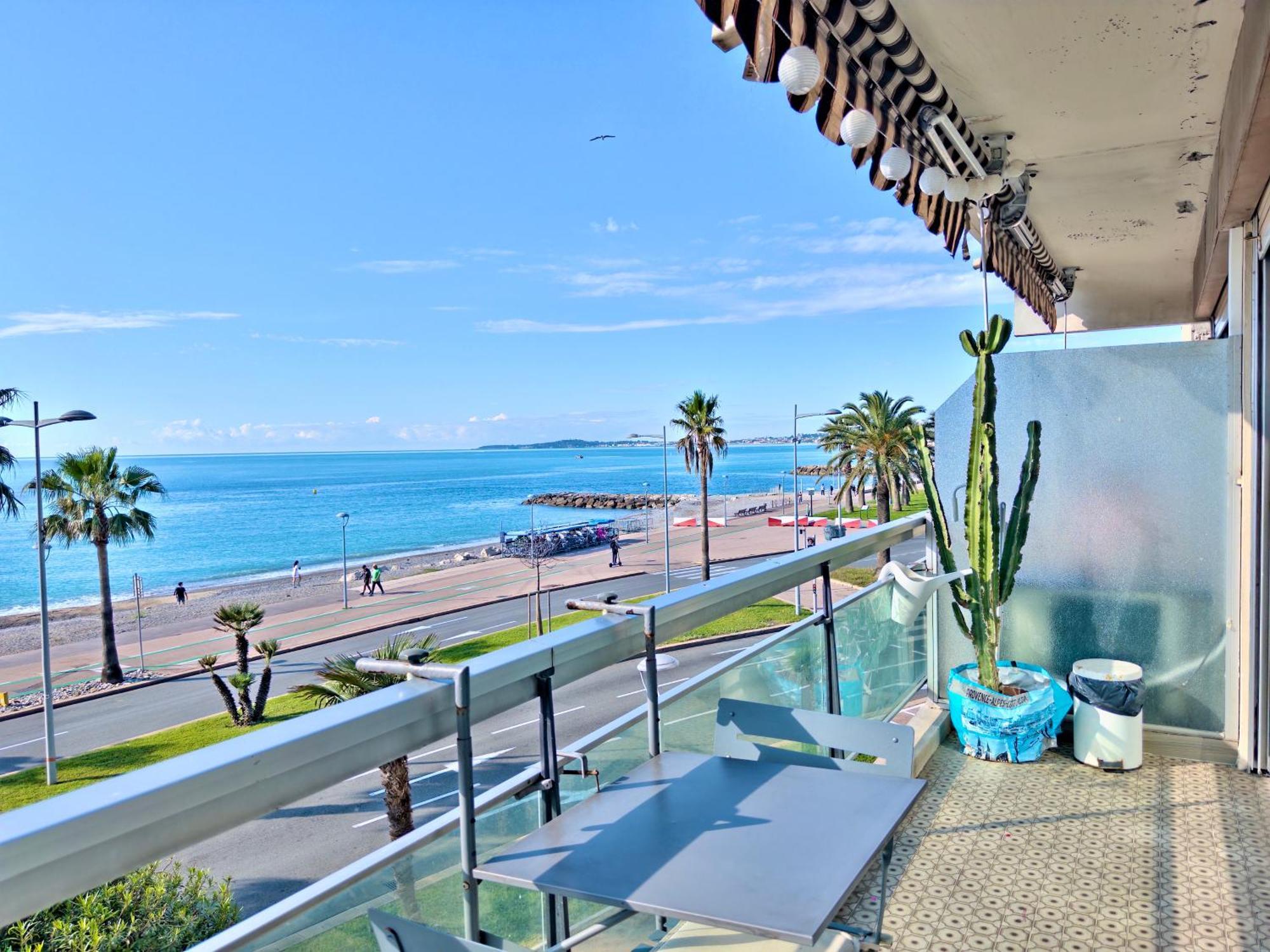 Panoramic Sea View Studio 24H Checkin Cagnes-sur-Mer Buitenkant foto
