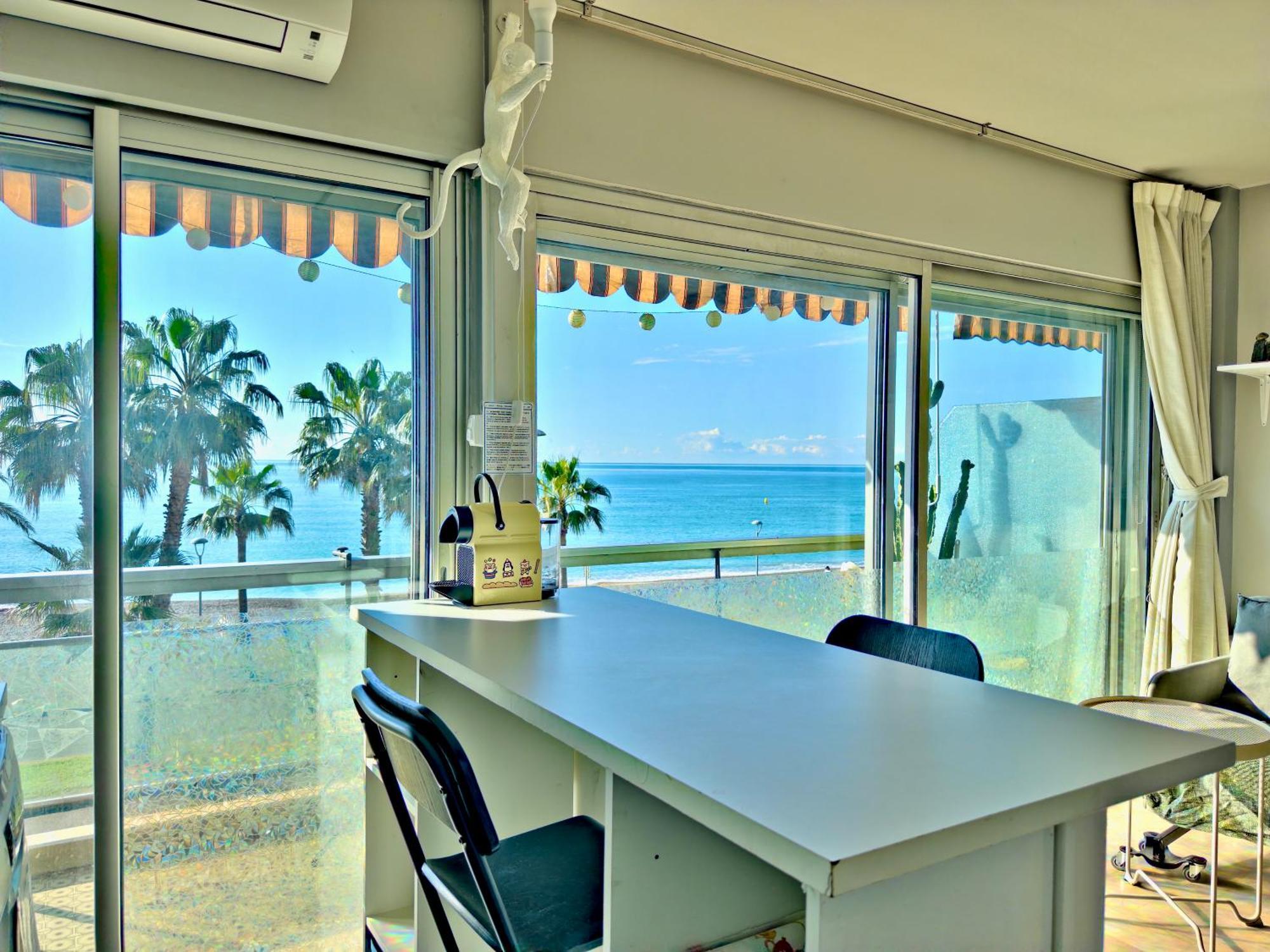 Panoramic Sea View Studio 24H Checkin Cagnes-sur-Mer Buitenkant foto
